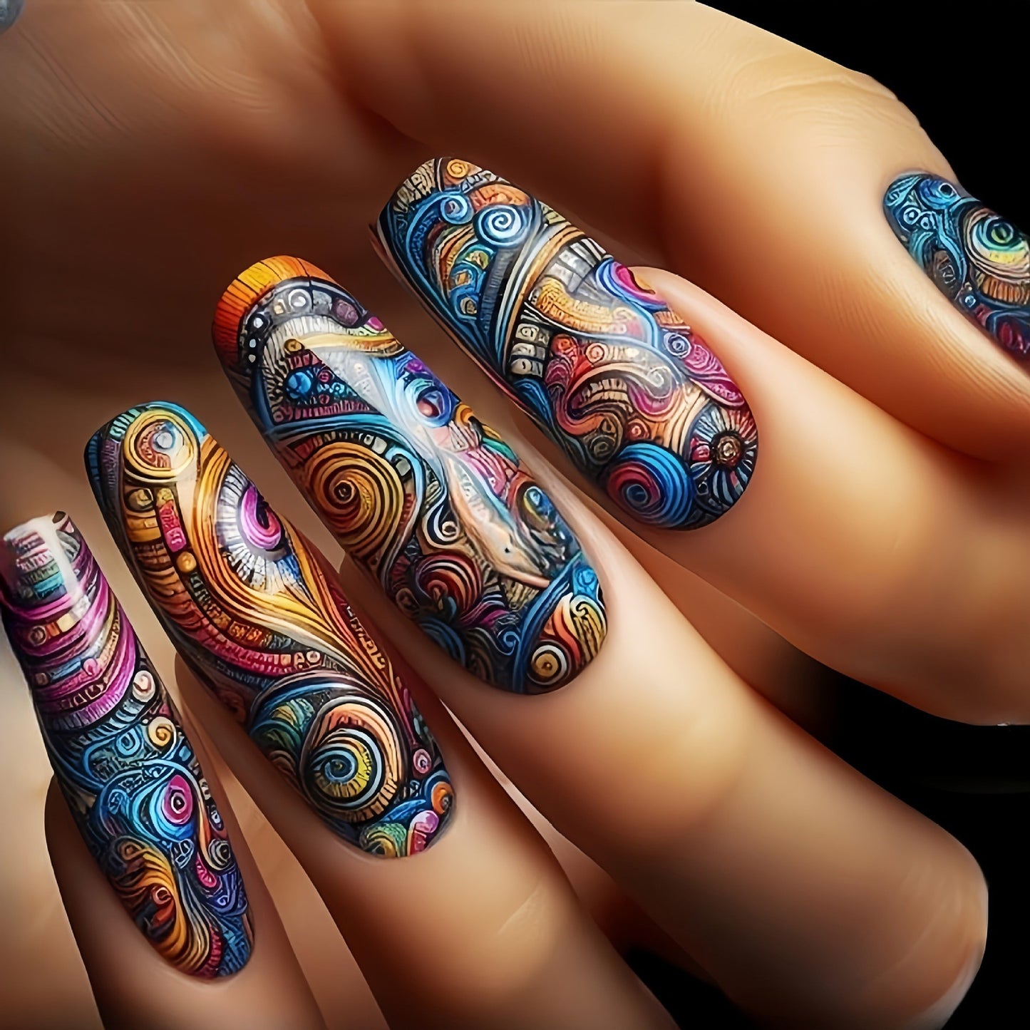 Wearable Nail Patches, Removable Nail Patches, Wearable False Nail Patches