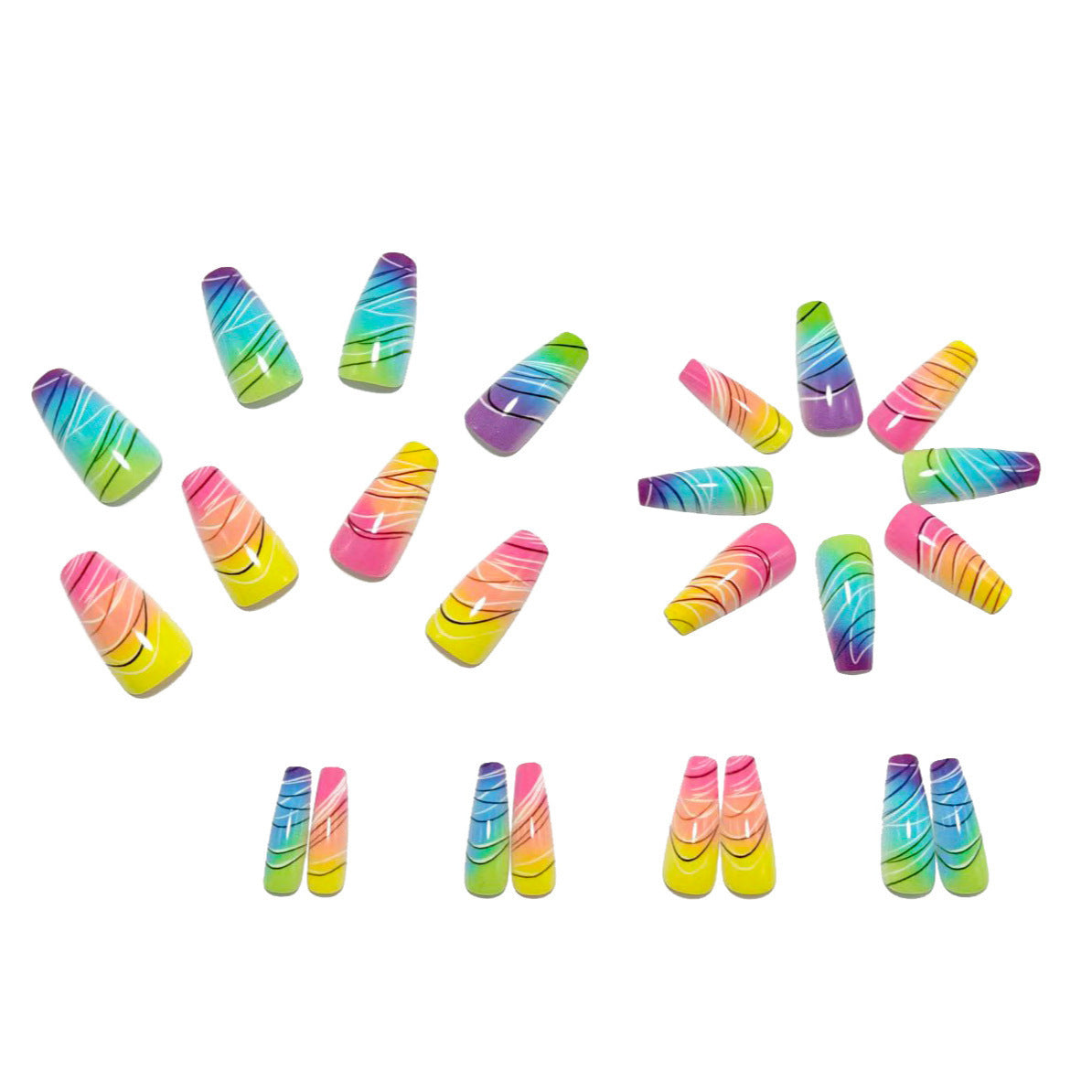 Wearable Nail Patches, Removable Nail Patches, Wearable False Nail Patches