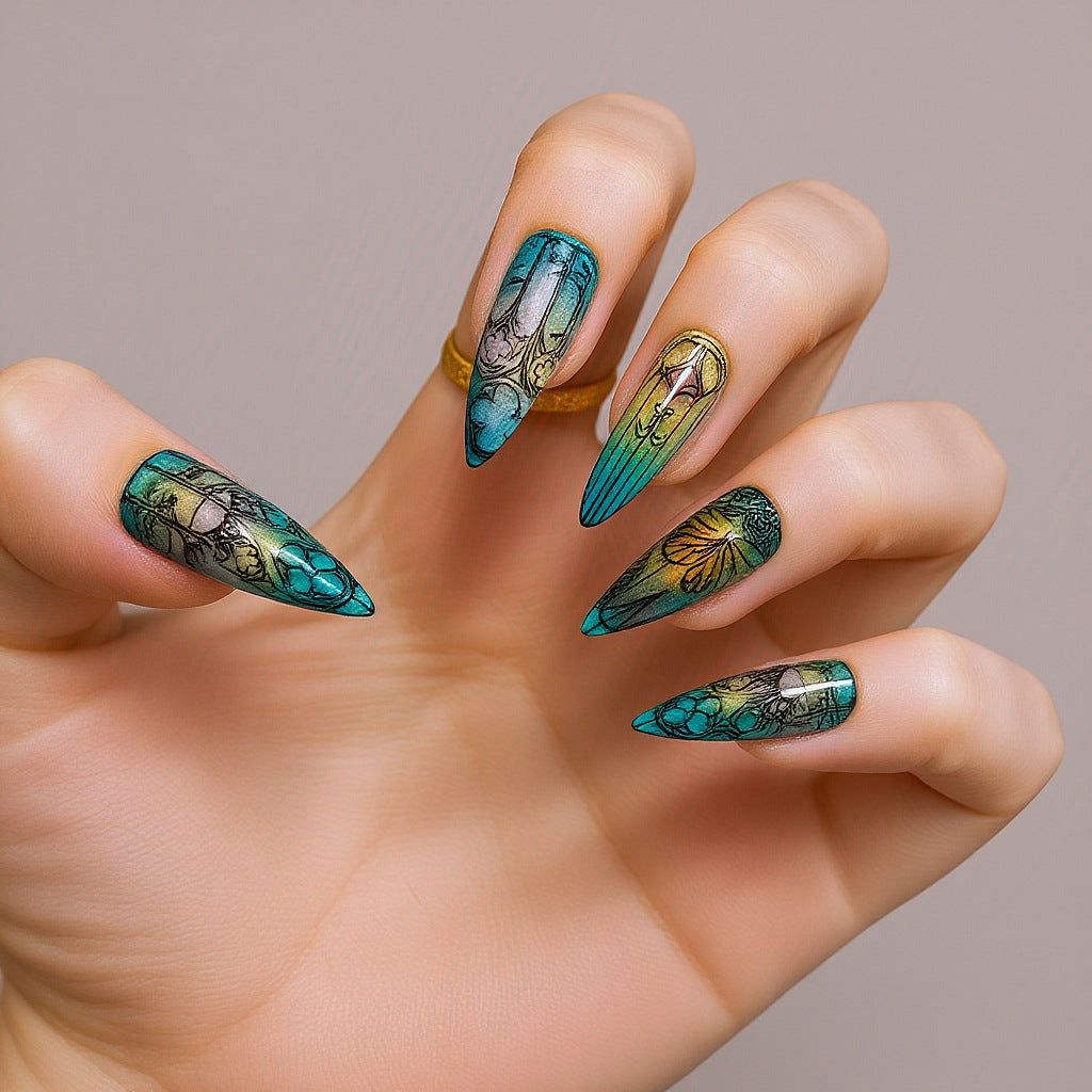 Wearable Nail Patches, Removable Nail Patches, Wearable False Nail Patches