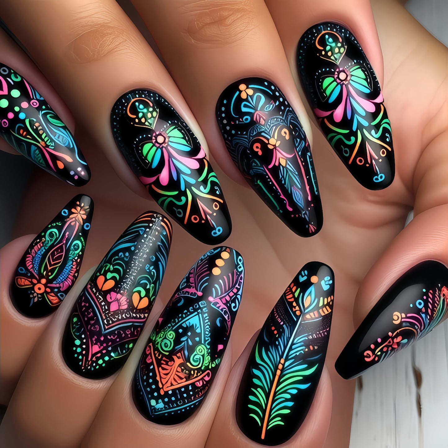Wearable Nail Patches, Removable Nail Patches, Wearable False Nail Patches